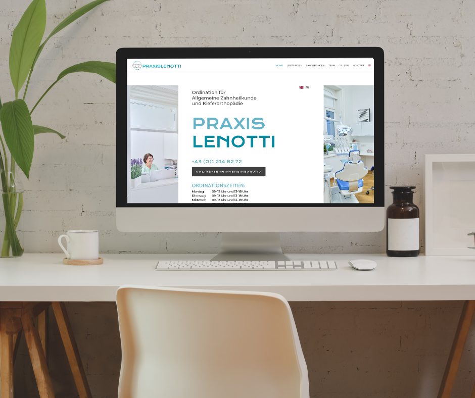 Neue Website Praxis Lenotti<br />
